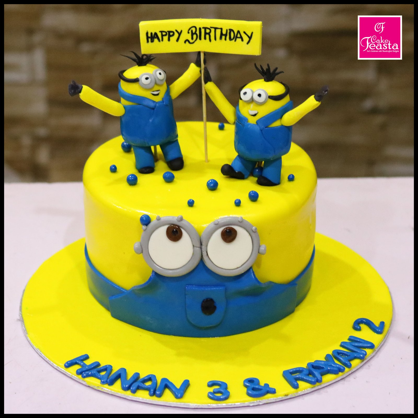 Minnions Kids Birthday Cake - Lahore Cakes - Cake Feasta