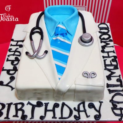 Doctor Lap Coat Medical Cake in lahore