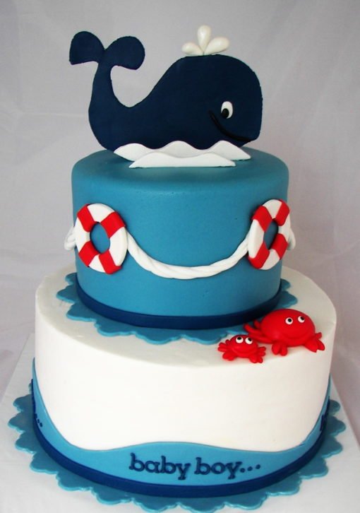 Whale 2 Tier Cake in lahore