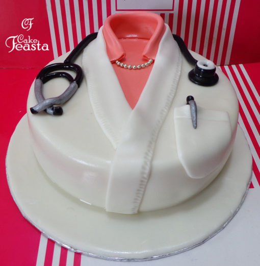 Doctor Stethoscope Medical Cake in lahore