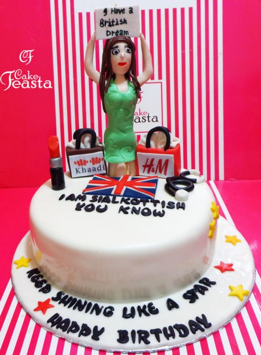 UK Doctor Makeup Cake in lahore