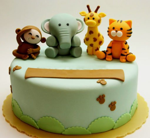 Safari Animals Cake in lahore