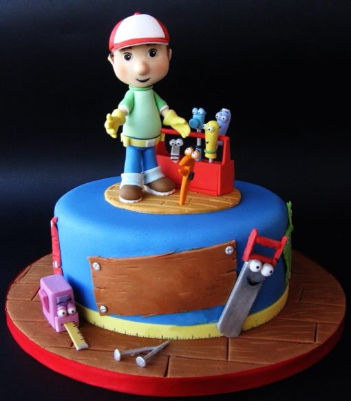 Handy Manny Blue Cake in Lahore