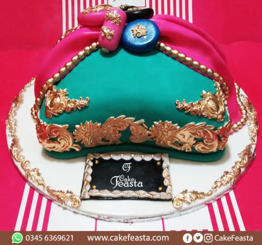 Creative Mehndi Cake in Lahore