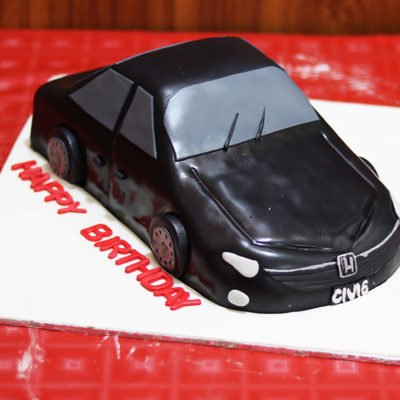Black Honda Civic Birthday Cake