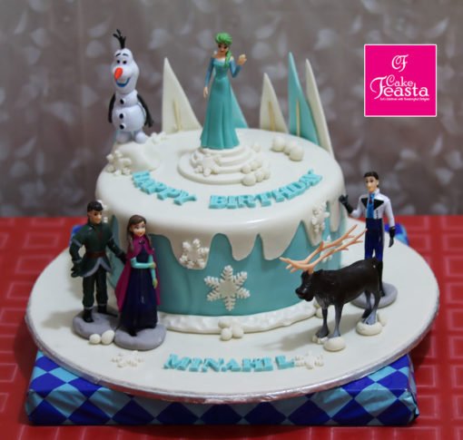 Frozen Theme Birthday Cake