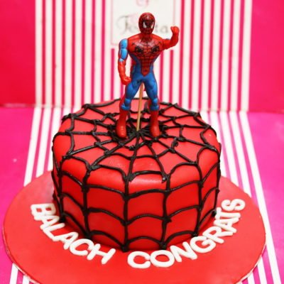 Spiderman Character Birthday Cake
