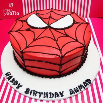 Spiderman Small Birthday Cake