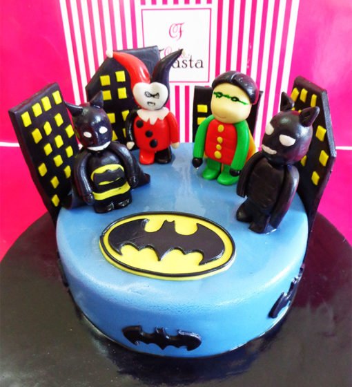 Batman Characters Birthday Cake