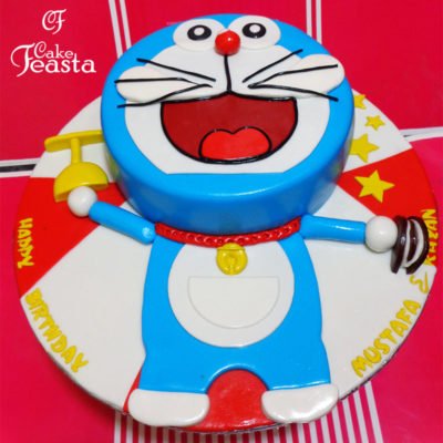Big Doraemon Birthday Cake