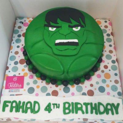 Hulk Kids Birthday Cake
