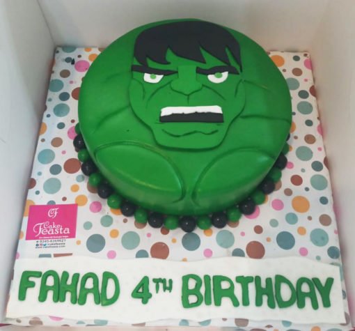 Hulk Kids Birthday Cake