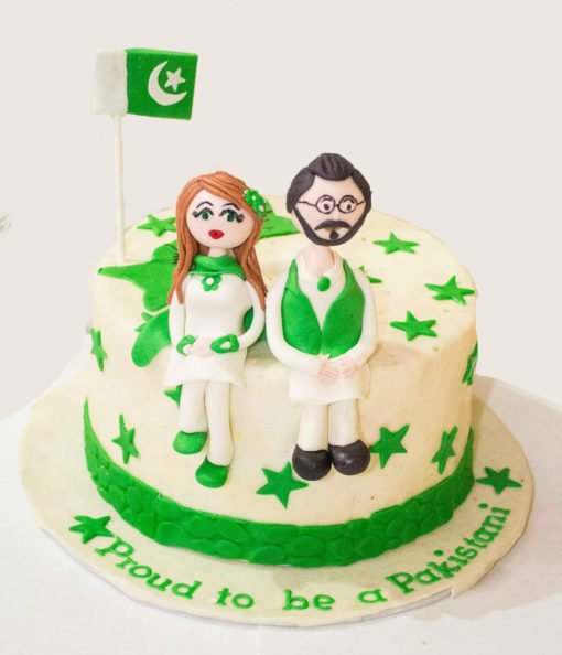 Proud Pakistani 14 Aug Cake