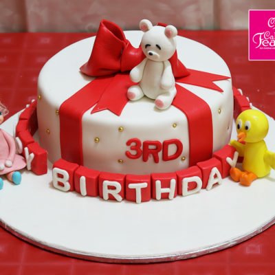 Tweety Teddy Kids Birthday Cake