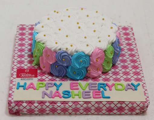 Multi Colors Cream Cake