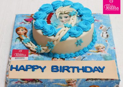 Elsa Frozen Picture Cake