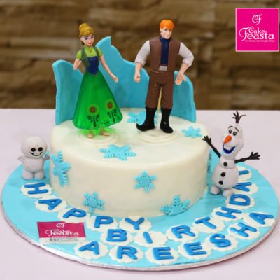 Frozen Characters Birthday Cake
