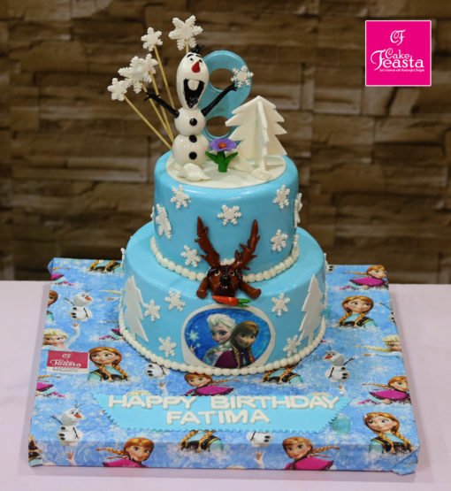 Frozen Elsa Girls Birthday Cake