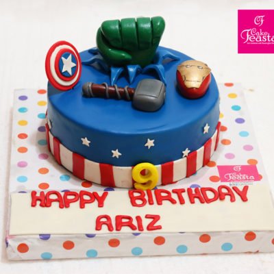 Avengers Kids Birthday Cake