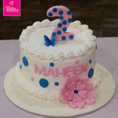 Baby Girl Birthday Cake