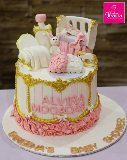 Baby's Room Shower Cake