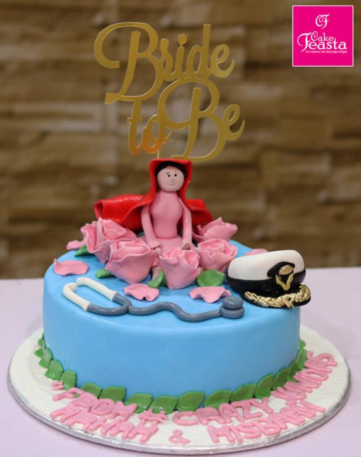 Bride To Be Wedding Cake