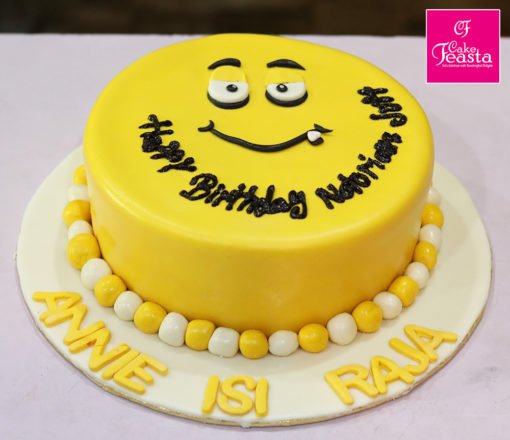 Naughty Face Birthday Cake