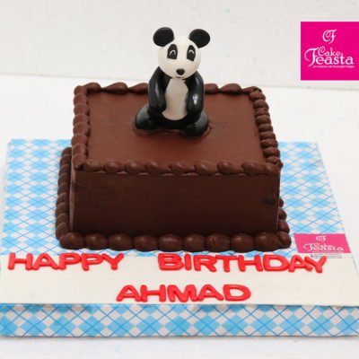 Panda Character Birthday Cake