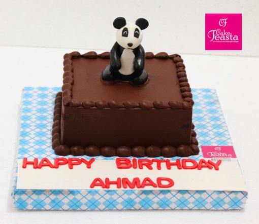 Panda Character Birthday Cake
