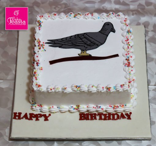 Pigon Birthday Cake