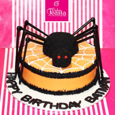 Spider Theme Birthday Cake