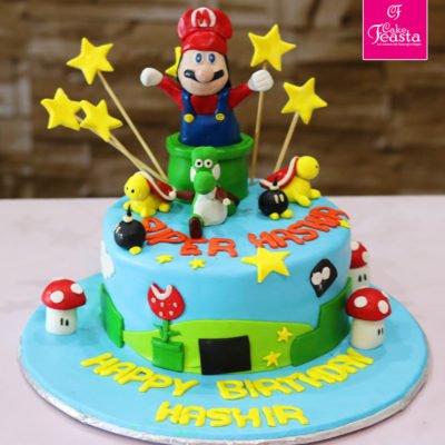 Super Mario Kids Birthday Cake