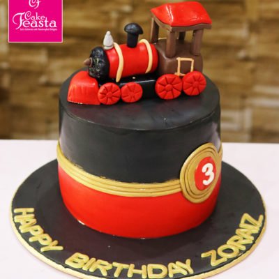 The Train Engine Birthday Cake