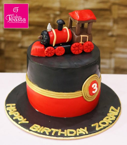 The Train Engine Birthday Cake