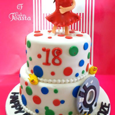 2 Tier Doll Birthday Cake