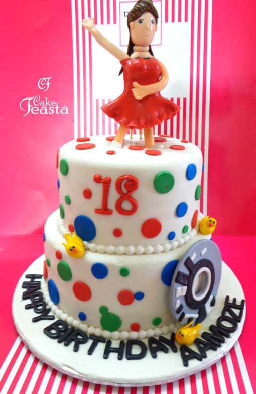 2 Tier Doll Birthday Cake