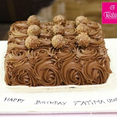 Ferrero Rocher Chocolate Birthday Cake.