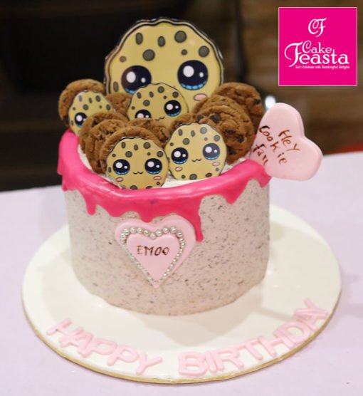 Hey Cookie Fan Theme Cake