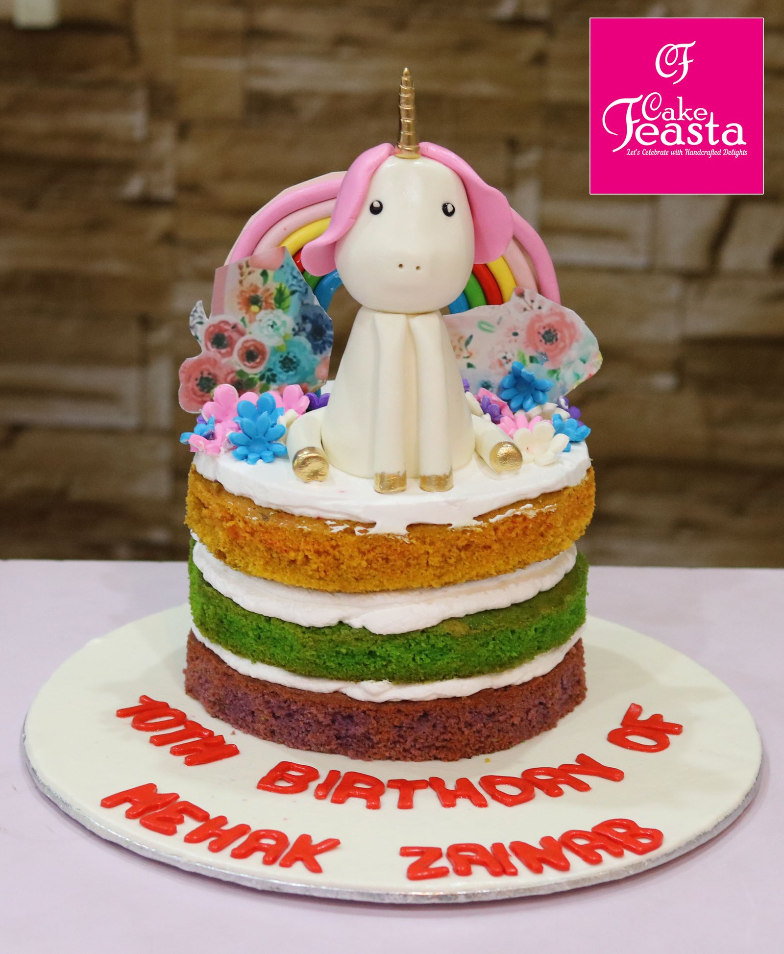 Unicorn Girls Birthday Cake