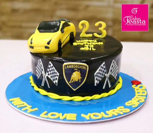 Lamborghini Birthday Cake