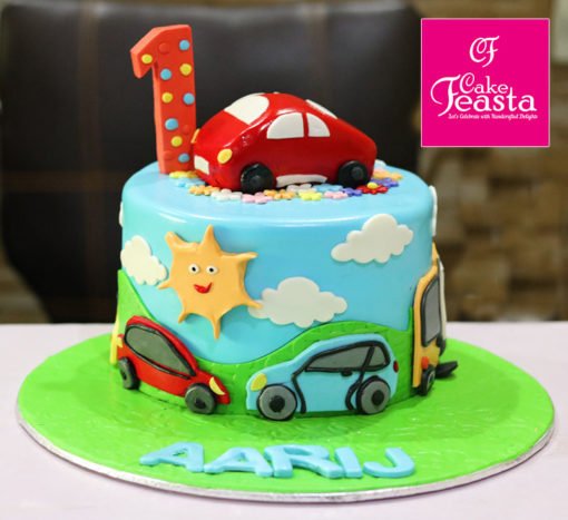 Cars For Kids Birthday Cake