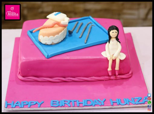 Dentist Birthday Cake