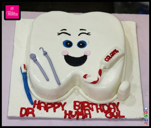 Dentist Birthday Cake