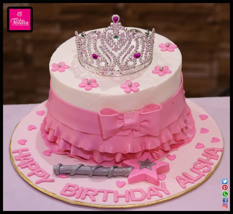 Princess Girl Birthday Cake - Customized Cakes | Order Online ...