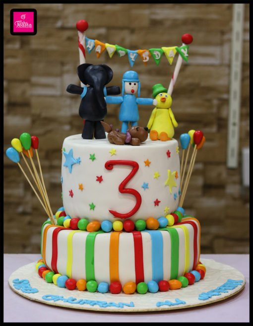Colorful Kids Birthday Cake