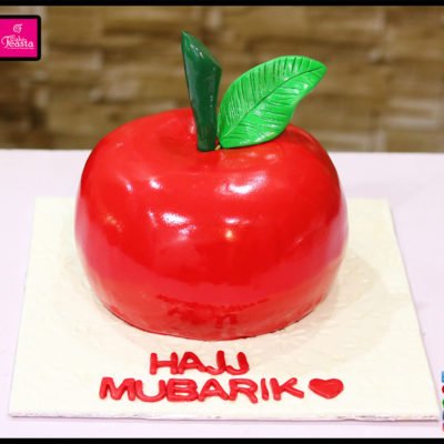 Apple Hajj Mubarak Cake
