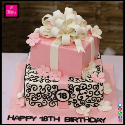 Girls Birthday 2 Tier Cake