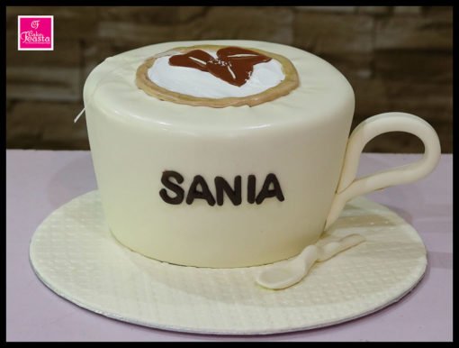 Coffee Cup Birthday Cake
