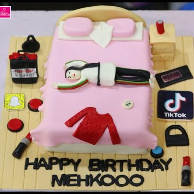 Lazy Girl Birthday Cake