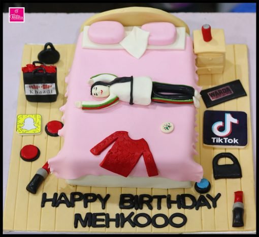Lazy Girl Birthday Cake